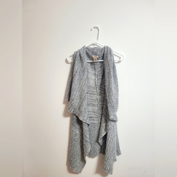 fresh Sweaters - Fresh- Gray Long- Short Sleeve Sweater Cardigan